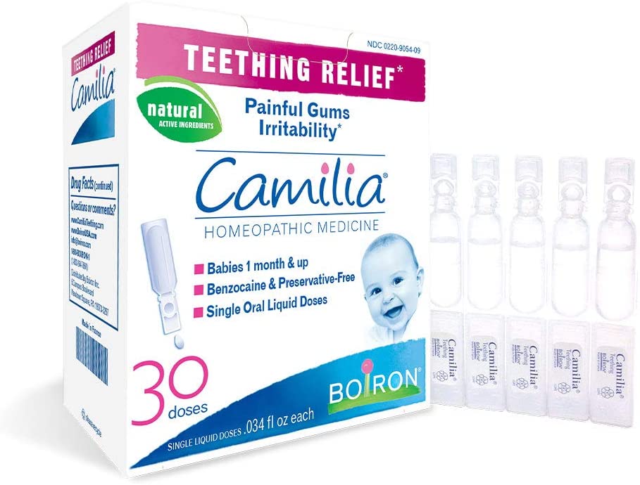 Boiron Camilia, 30 Doses, Homeopathic Medicine for Teething Relief