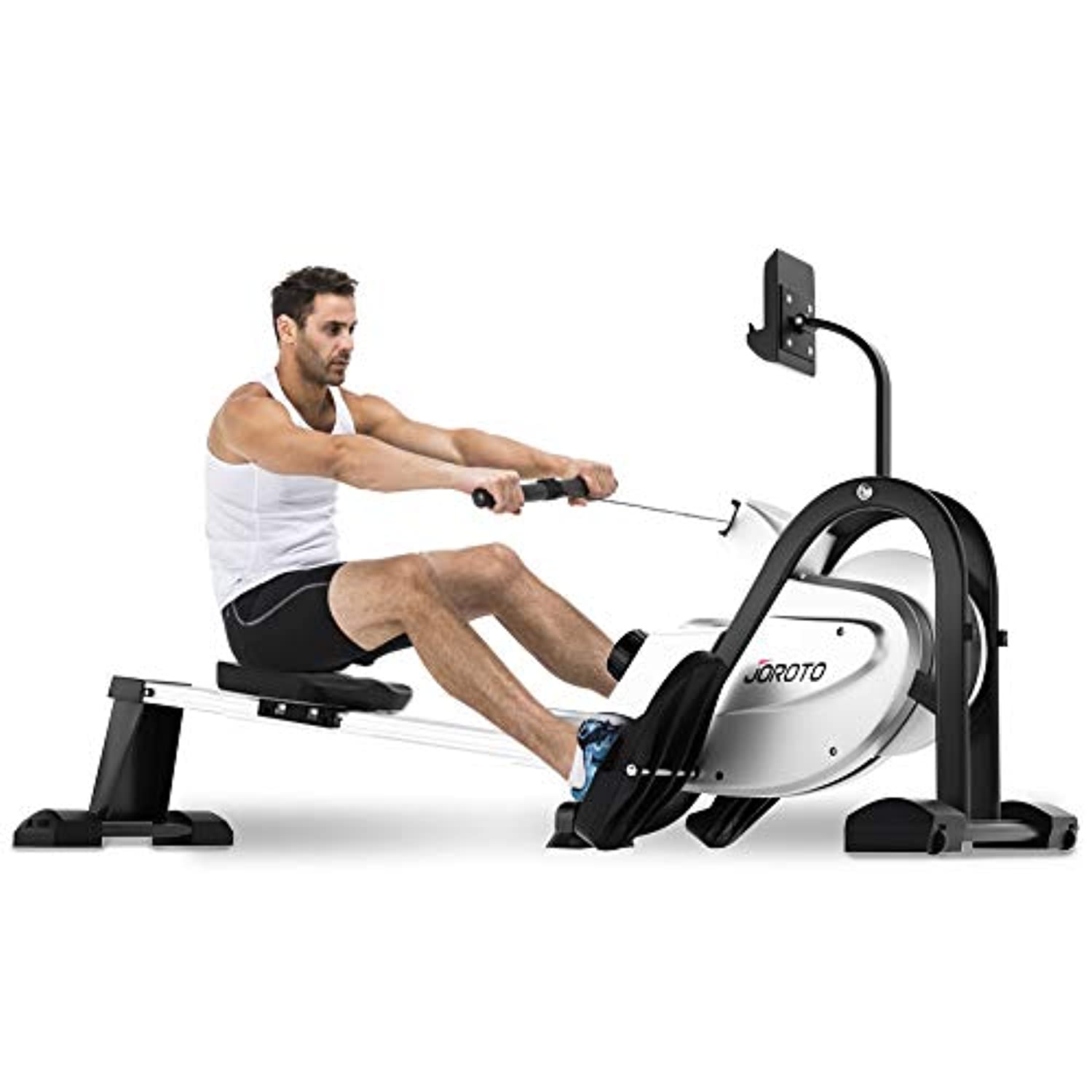 JOROTO Rower Rowing Machine with LCD Display 250LB Weight