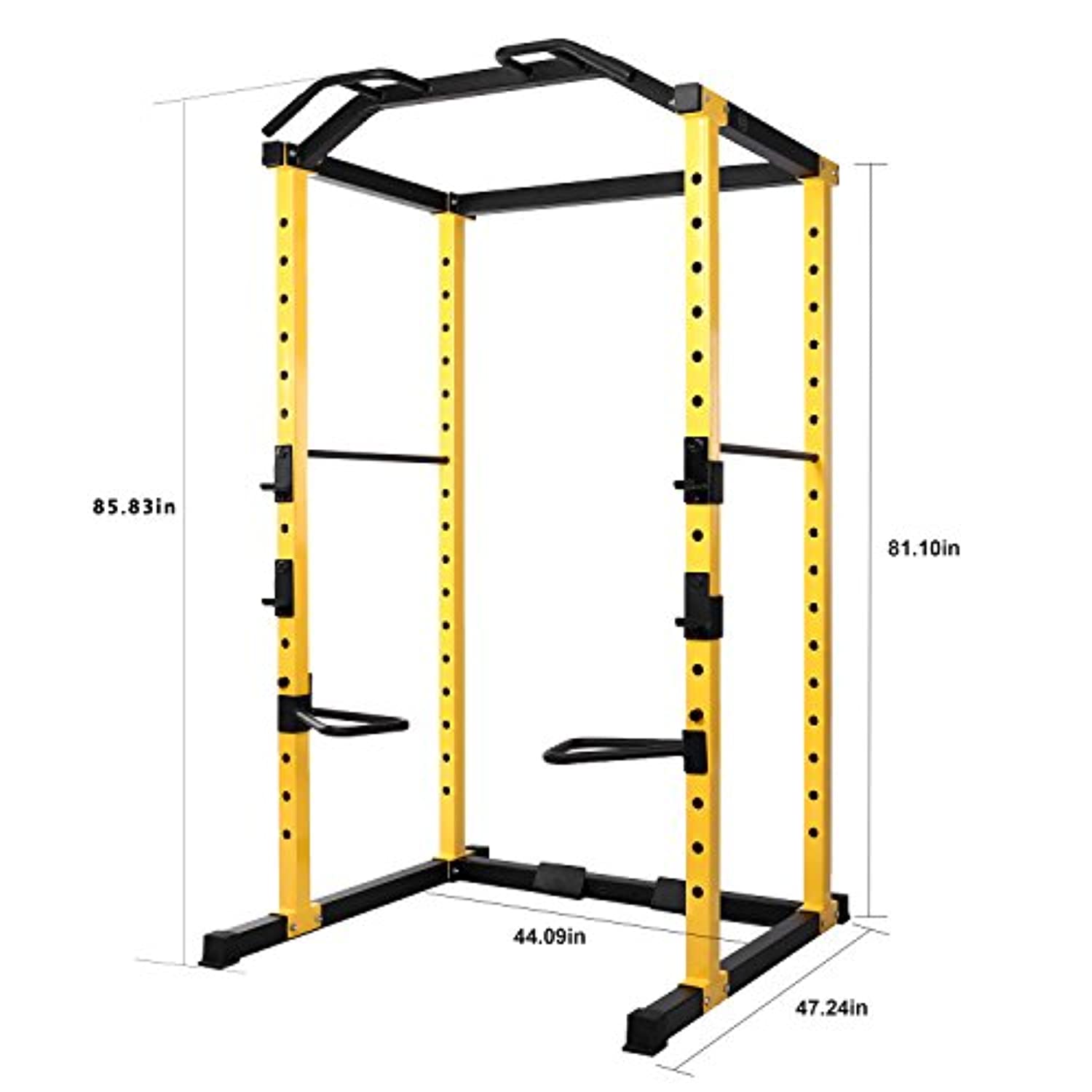 HulkFit 1000Pound Capacity MultiFunction Adjustable Power Cage with J