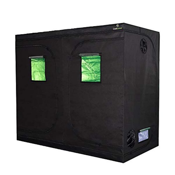 96″x48″x80″Mylar Hydroponic Grow Tent with Obeservation Window and