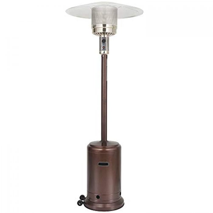 UPHA 46000 BTU Commercial Bronze Outdoor Patio Heater with Sandbox and