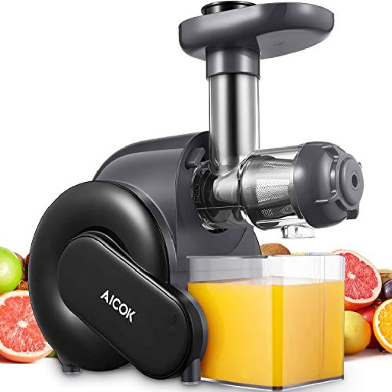 Juicer, Aicok Slow Masticating Juicer with Quiet Motor, Upgrade Filter