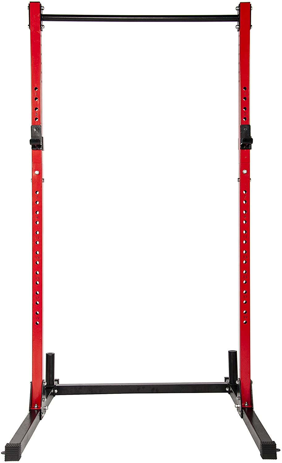 HulkFit MultiFunction Adjustable Power Rack Exercise Squat Stand with