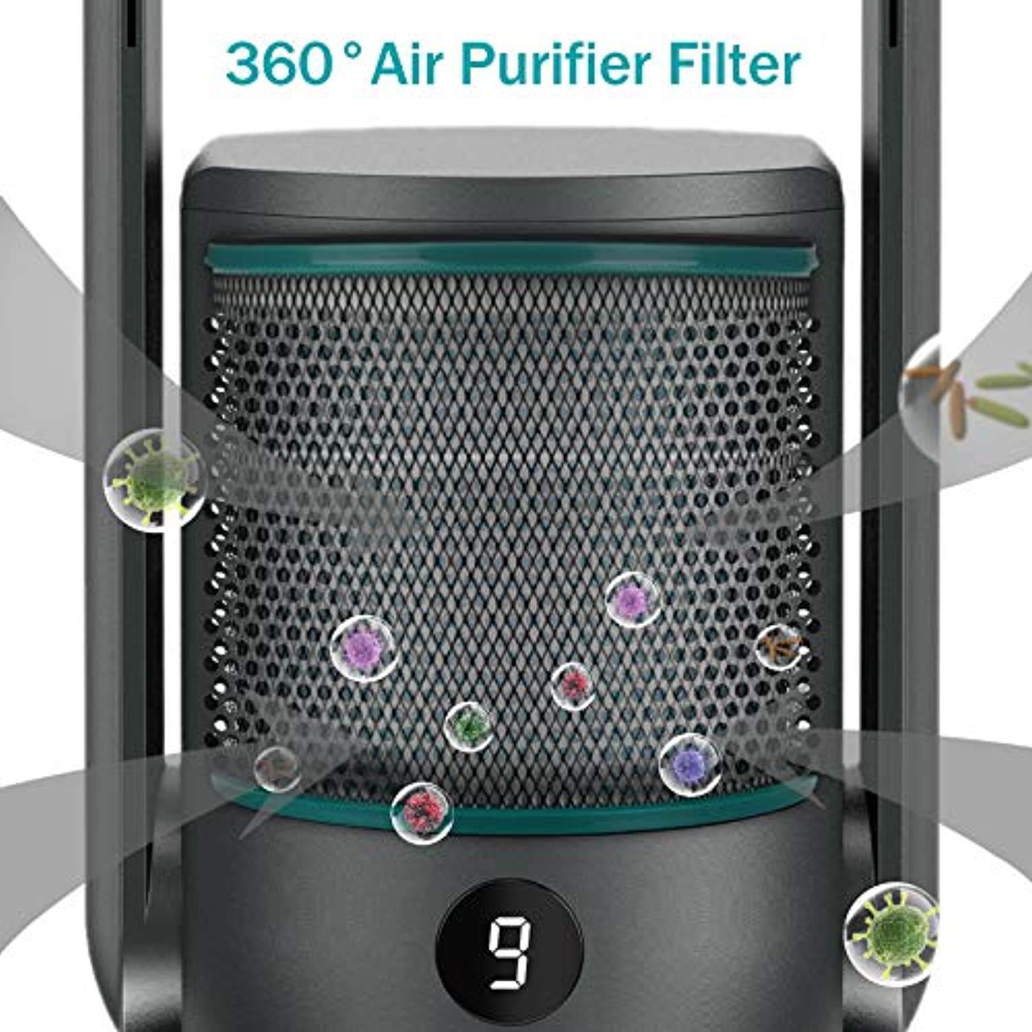 kogan smarterhome ™ bladeless purifier fan