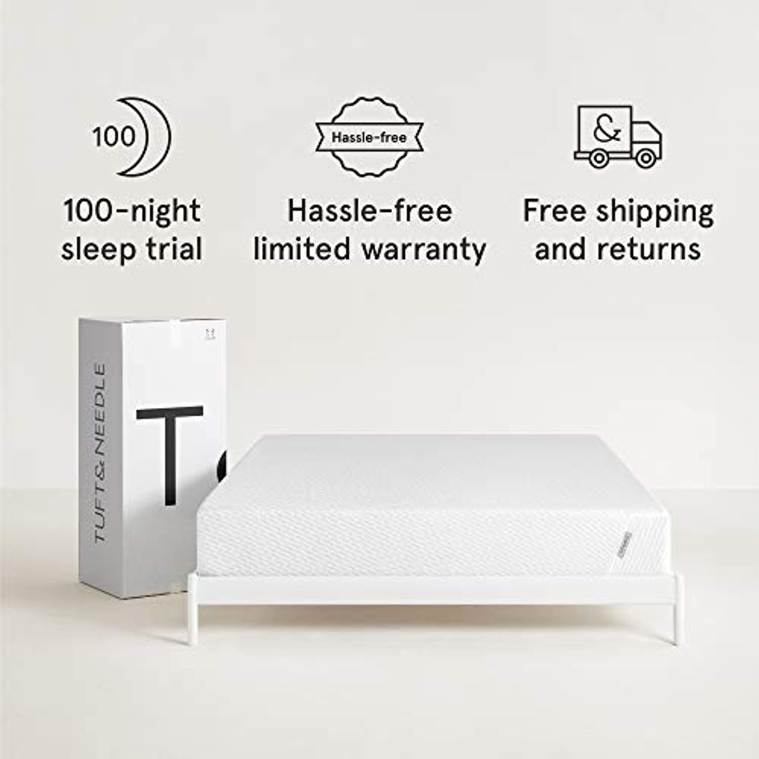 TUFT & NEEDLE Original Queen Adaptive Foam Mattress, CertiPURUS, 100